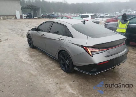 2024 Hyundai Elantra N Line from USA, damaged, VIN KMHLR4DF9RU777917